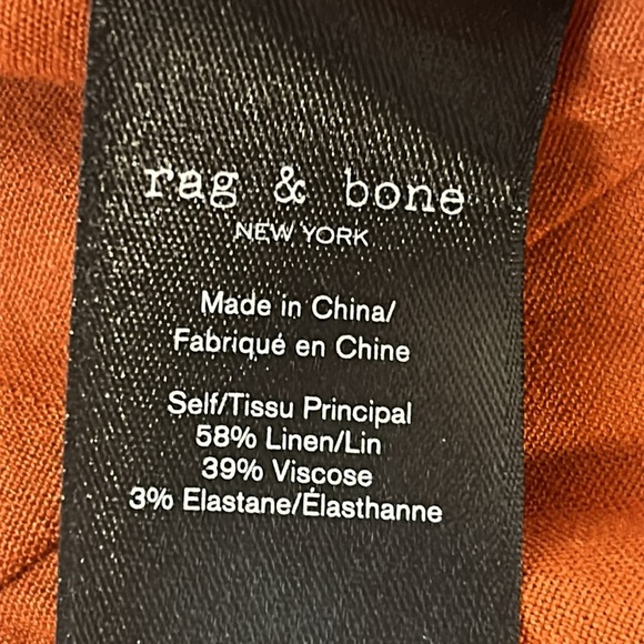 Rag & Bone Women's Cropped M65 Field Jacket color Rust size Medium - Picture 9 of 16